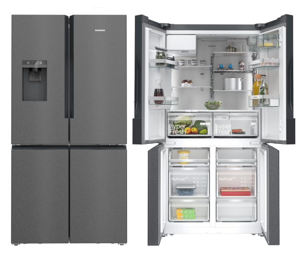 Siemens KF96DAXEA Multidoor 183cm Czarna Stal Szczotkowana 574L - 1516374 - zdjęcie